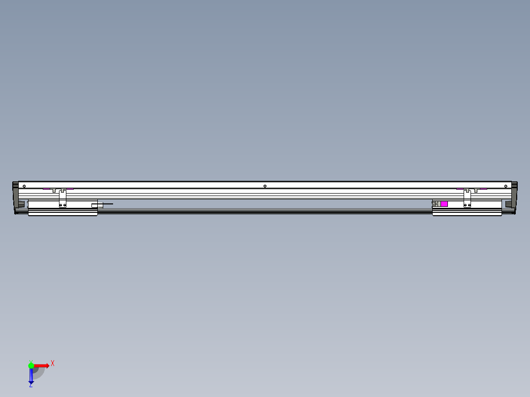 威洛博VL系列3d模型模组2VL17E2Y-S850俯视图