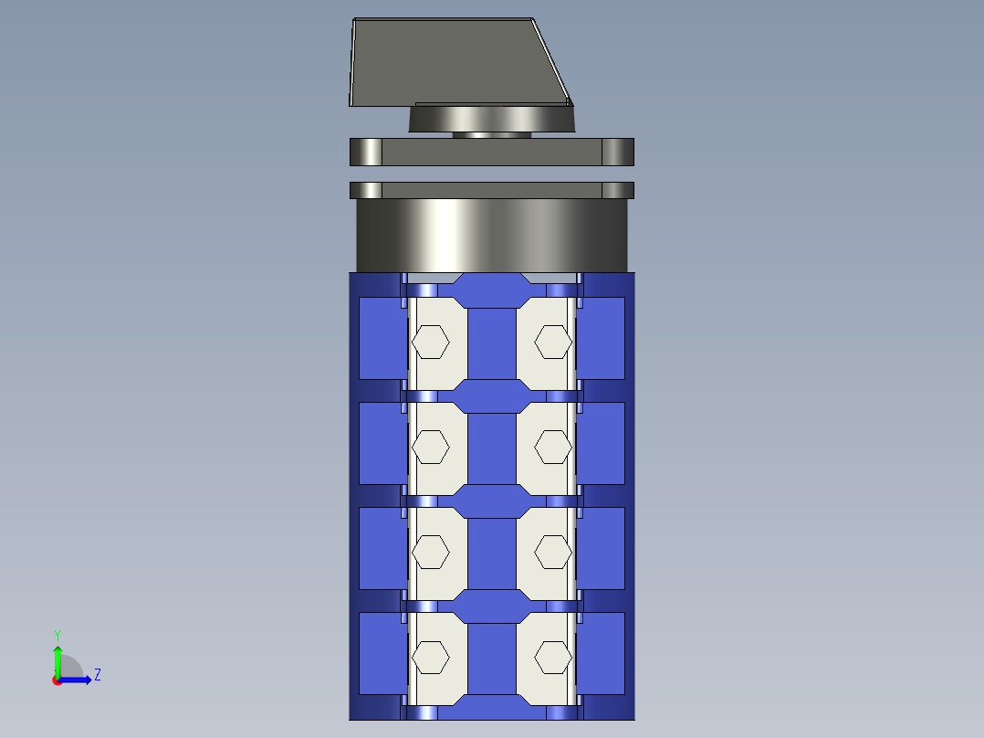 隔离开关电源开关LW28-160A左视图