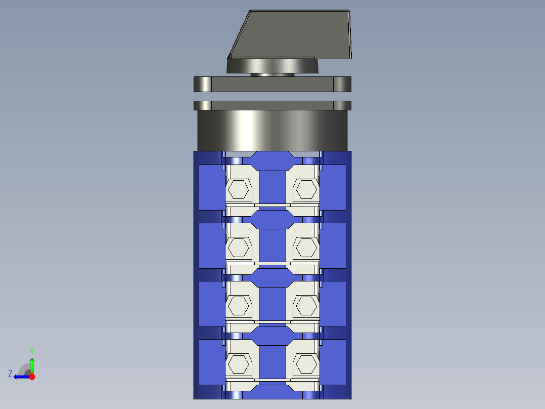 隔离开关电源开关LW28-160A右视图