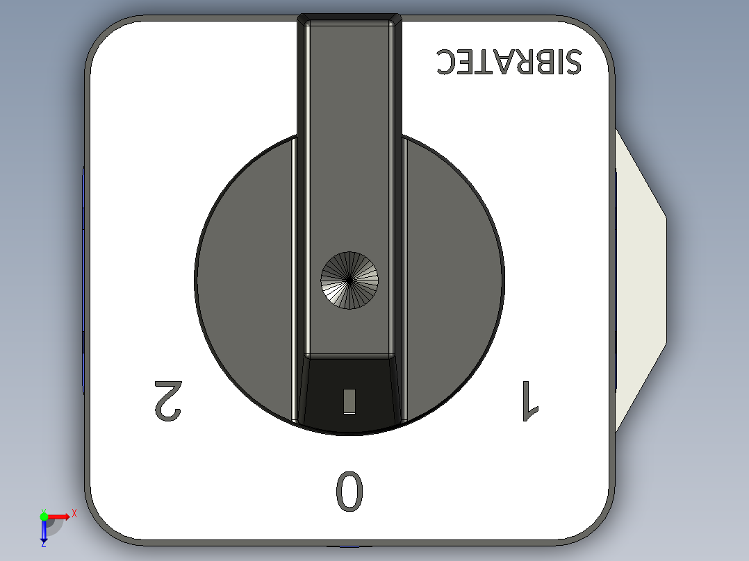隔离开关电源开关LW28-160A俯视图