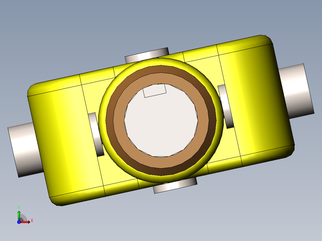 万向接头前视图