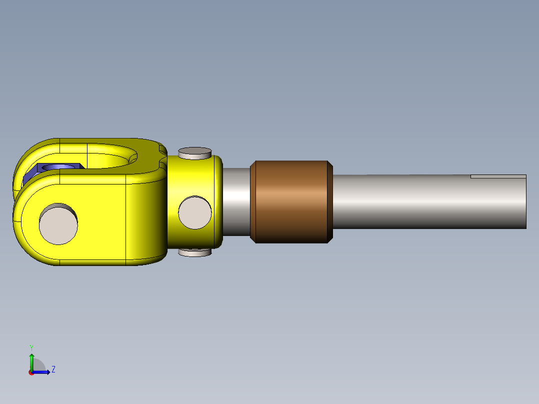 万向接头左视图