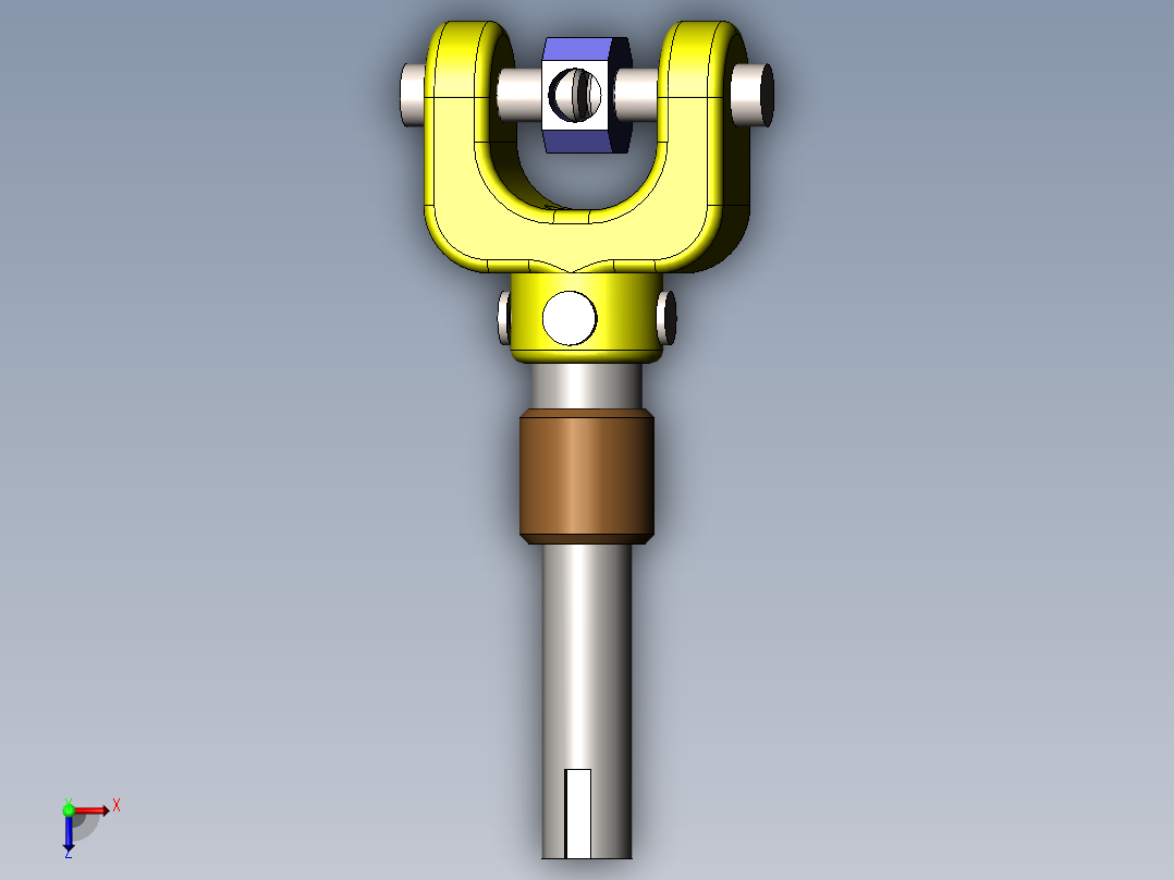 万向接头俯视图