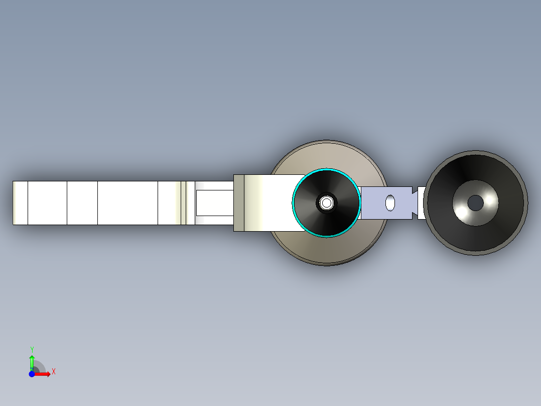 美国秃鹰气步枪pcp三维模型前视图