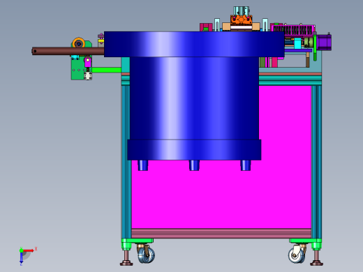 片状料穿铁线设备俯视缩略图