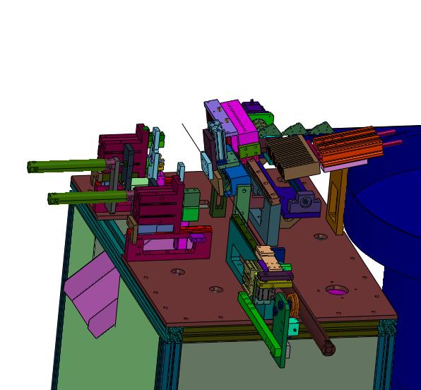 片状料穿铁线设备