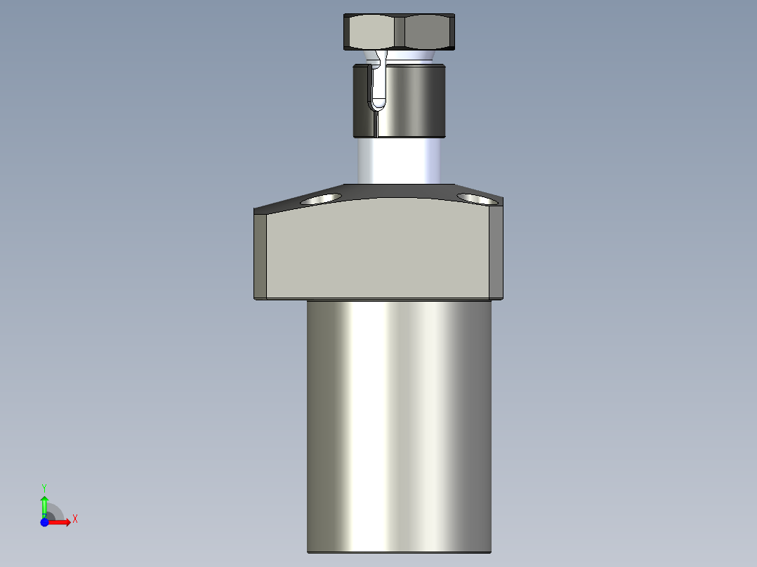 KOSMEKLHS0400-SR-Y60多系列多零件图纸模型前视图