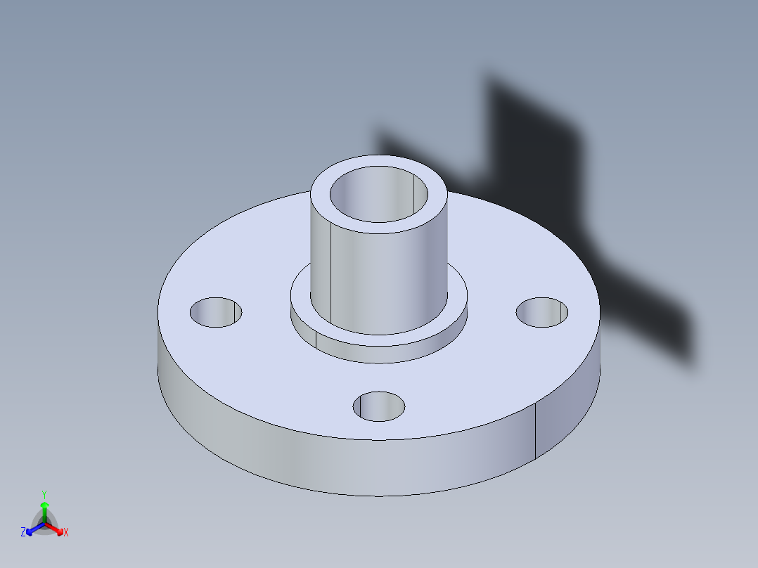 CPVC管件28-Sch80_Flange Vanstone_SPIG_9856-010_1in主视图