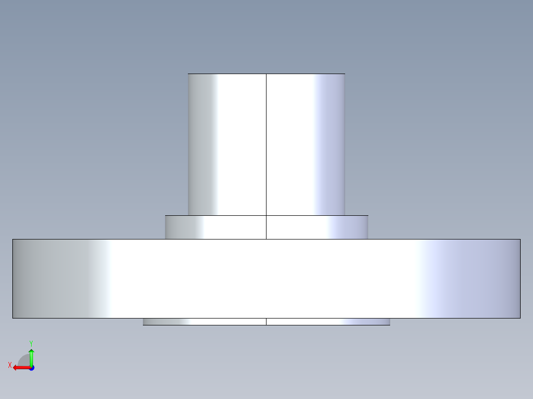 CPVC管件28-Sch80_Flange Vanstone_SPIG_9856-010_1in后视图