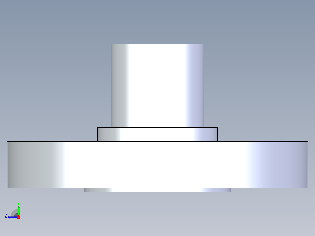 CPVC管件28-Sch80_Flange Vanstone_SPIG_9856-010_1in右视图