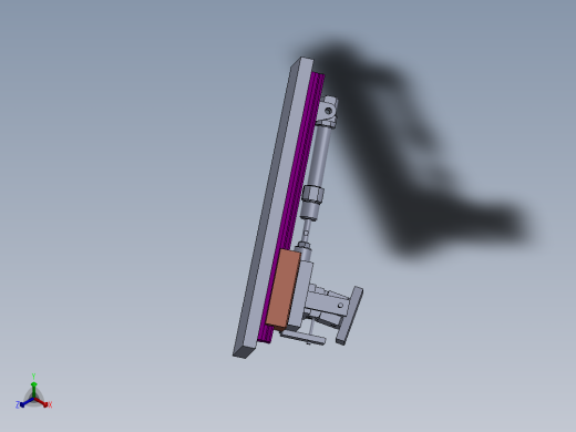 多角度运动夹具正等轴测缩略图