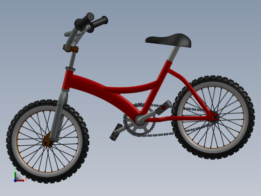 产品设计：自行车前视缩略图