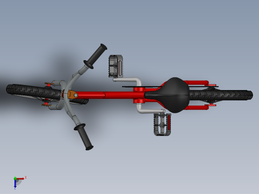 产品设计：自行车俯视缩略图