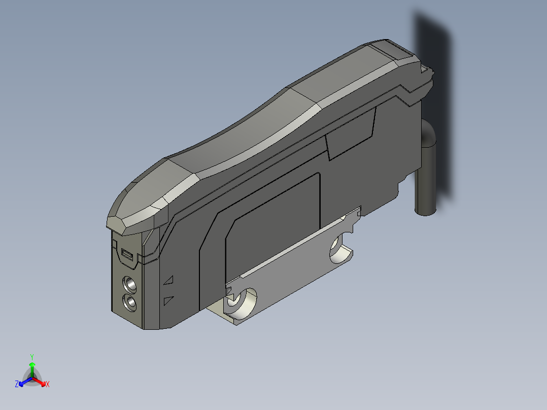 基恩士FS-N11N_11P_13N_13P_kc图纸模型主视图