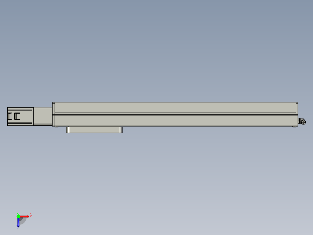 威洛博VC丝杆传动-无尘环境VC22-S700-BC-P75俯视图