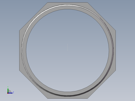 对丝-六角等径 DN80左视缩略图