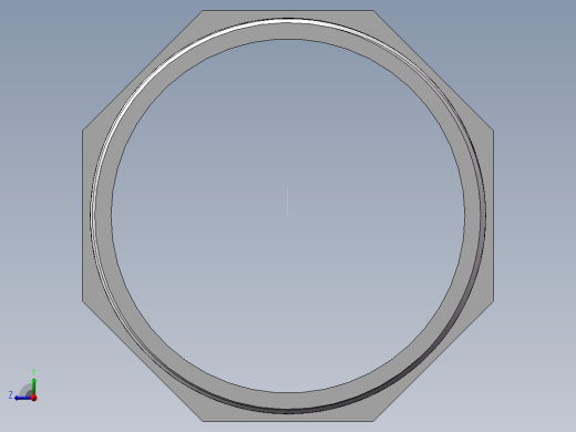 对丝-六角等径 DN80右视缩略图