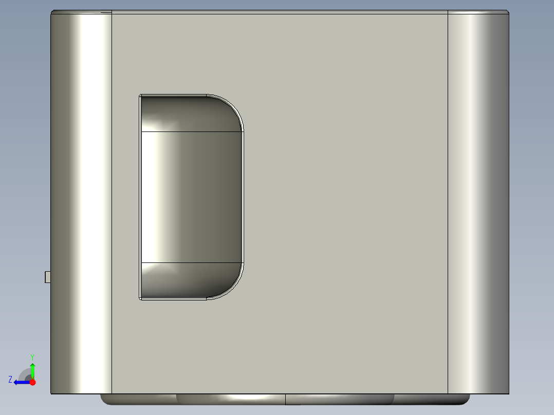 苹果iPod Hi-Fi音箱模型3D图纸 RHINO设计右视图