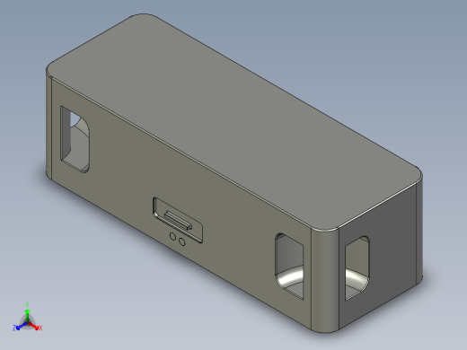 苹果iPod Hi-Fi音箱模型3D图纸 RHINO设计正等轴测缩略图