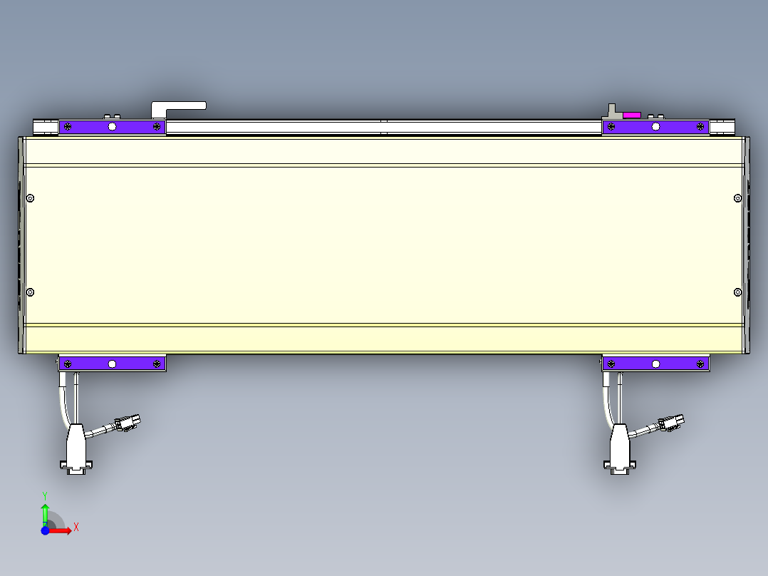威洛博VL系列3d模型模组2VL22H1Y-S400前视图