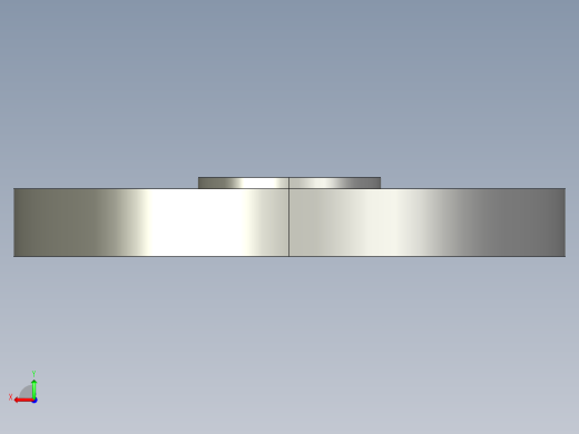 船舶管路系统SeaCor_Blind Flange_37J153005_0.5in后视缩略图