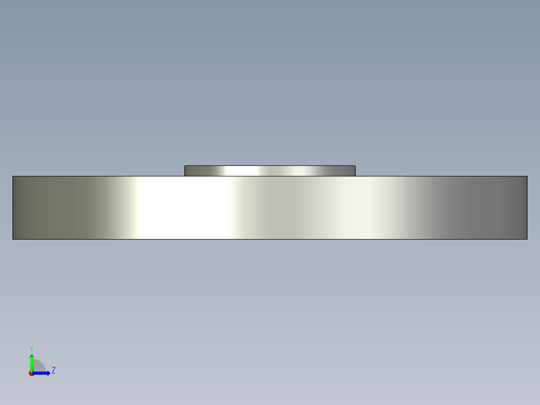 船舶管路系统SeaCor_Blind Flange_37J153005_0.5in左视图