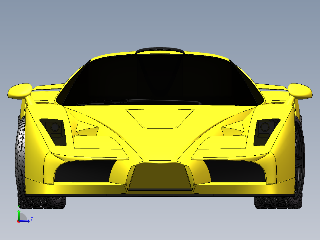 77法拉利恩佐SW设计左视图