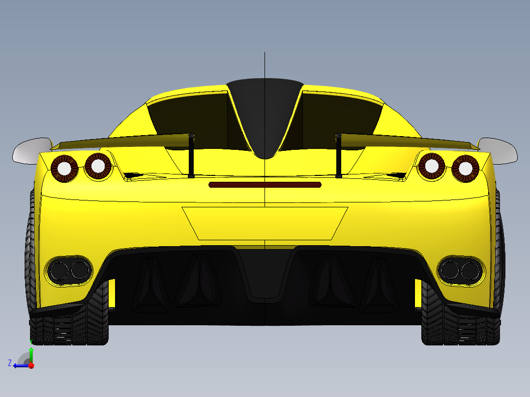 77法拉利恩佐SW设计右视图