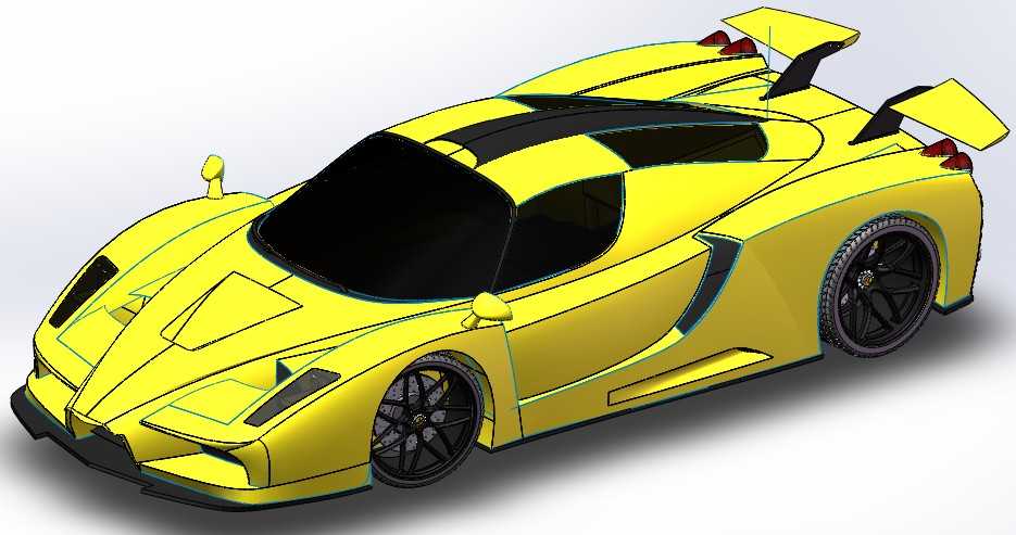 77法拉利恩佐SW设计