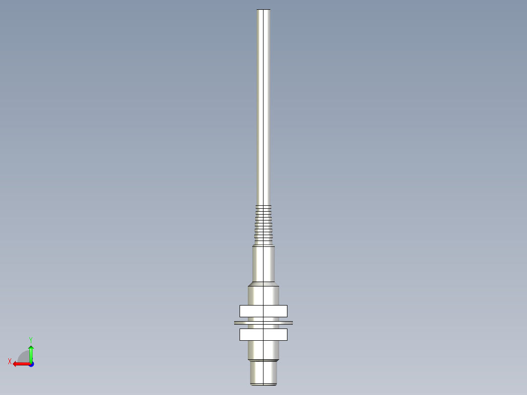 基恩士EV-108U_kc图纸模型后视图