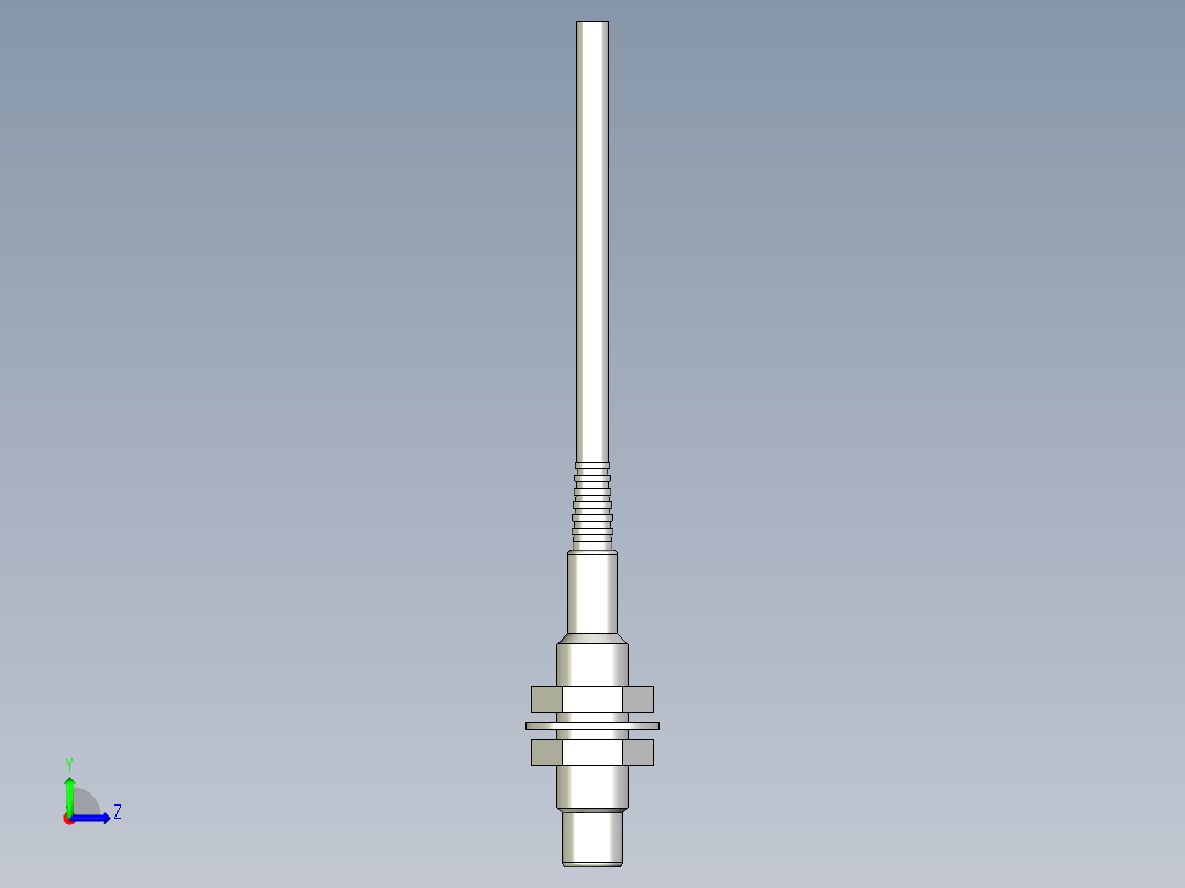 基恩士EV-108U_kc图纸模型左视图