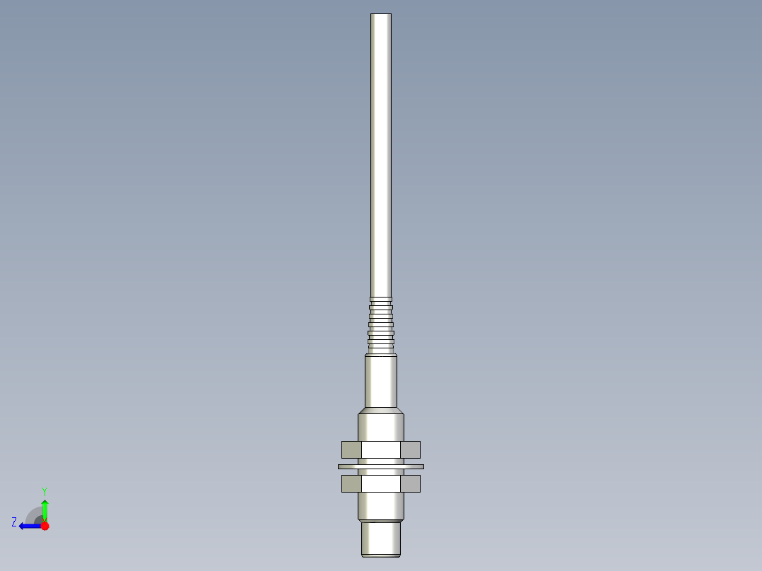 基恩士EV-108U_kc图纸模型右视图