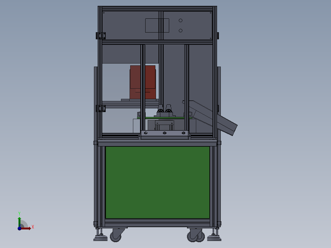 转盘式激光打标机sw11前视图