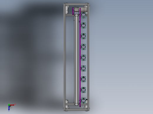 链条输送带sw20可编辑俯视缩略图