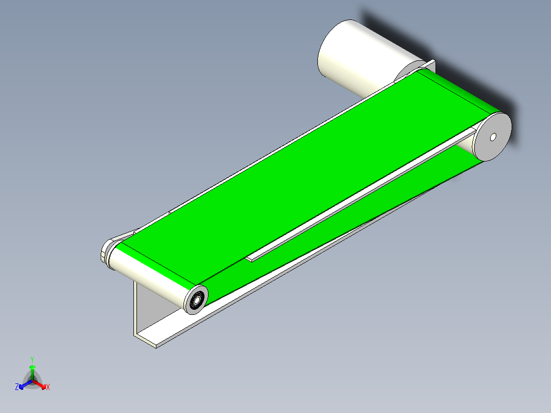 砂带机正等轴测图