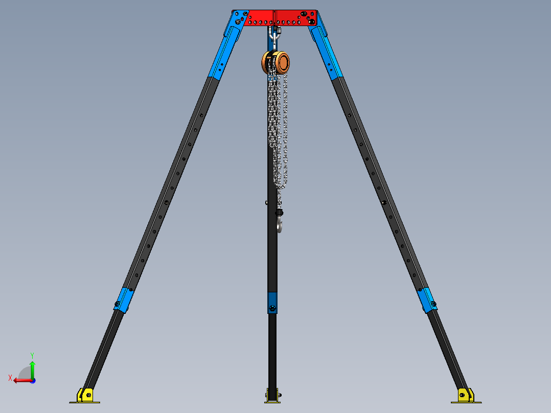 三脚架(32)后视图