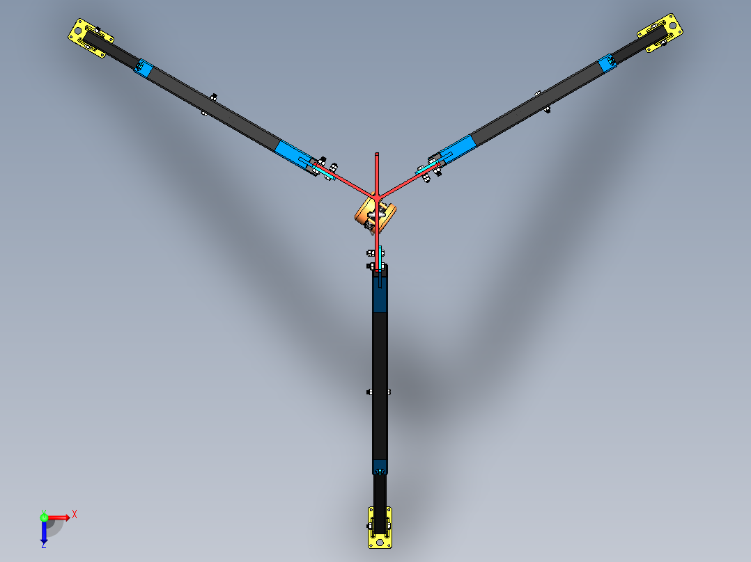 三脚架(32)俯视图