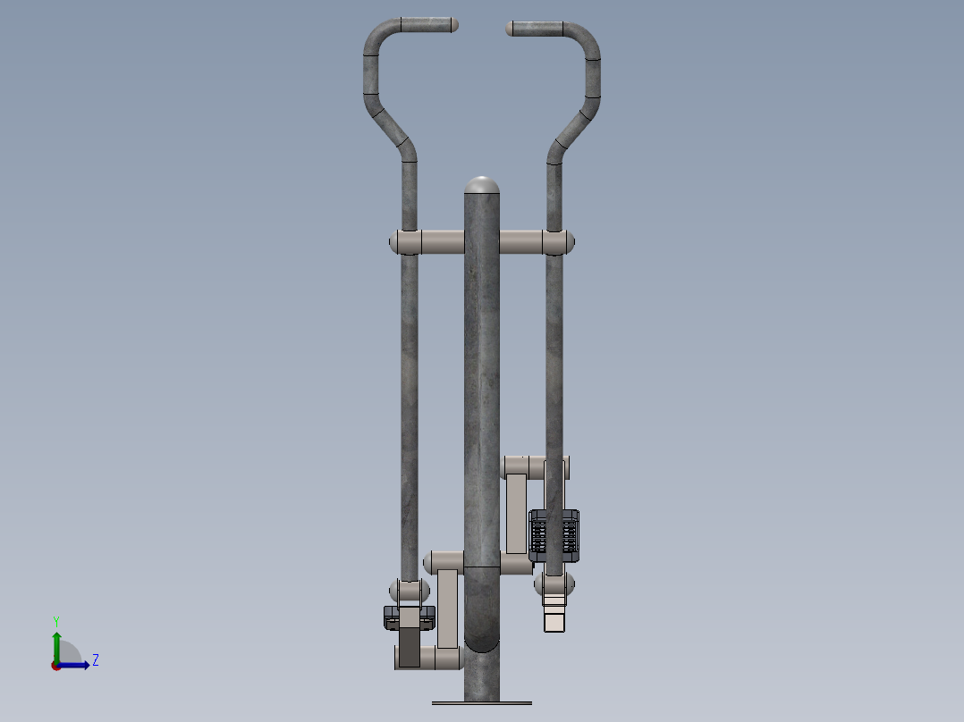 健身器材(117)左视图