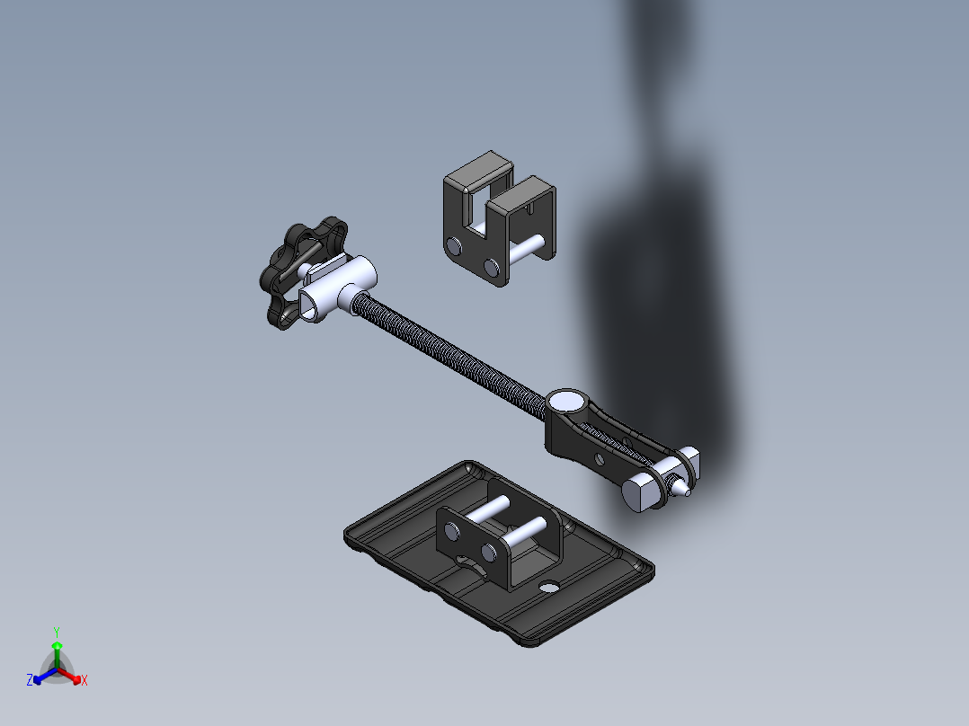 千斤顶(37)正等轴测图