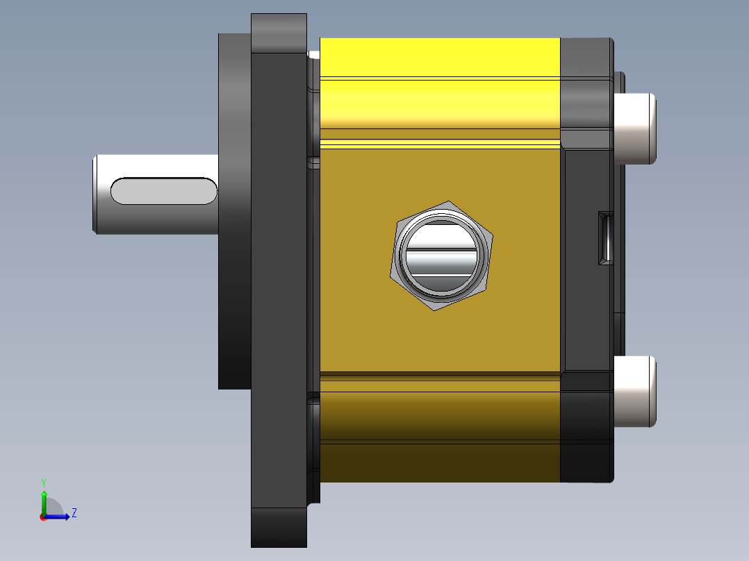 泵、水泵(118)左视图