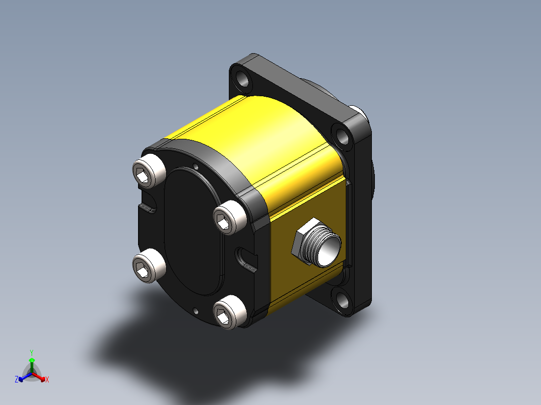 泵、水泵(118)正等轴测图