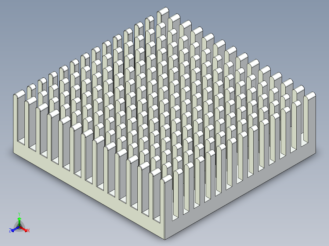 散热器(28)正等轴测图