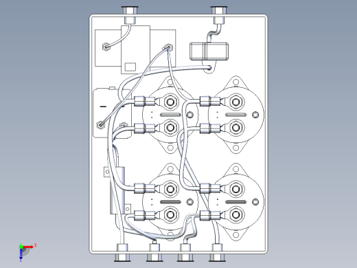 电气控制柜electrical-box-relay-current-sensor-and-other-components-1 6 STP俯视缩略图