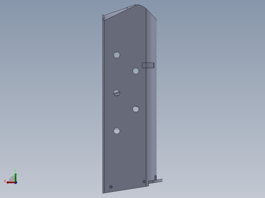 手枪左轮冲锋枪老式狙击步枪设计3D图纸M1911 A1 SW后视缩略图