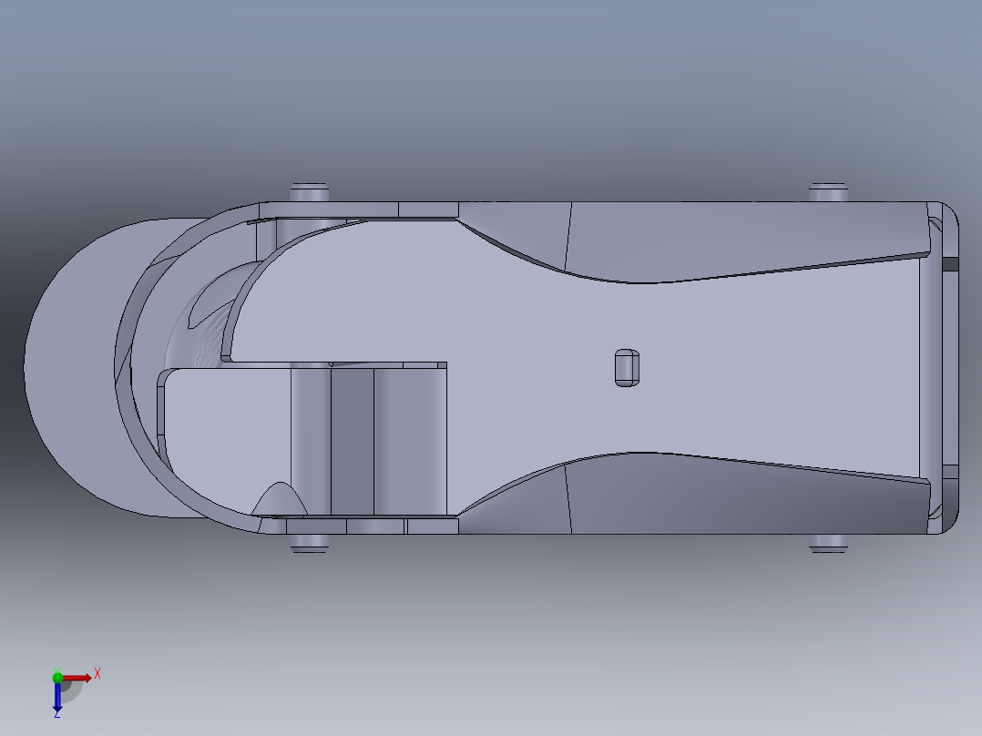 手枪左轮冲锋枪老式狙击步枪设计3D图纸M1911 A1 SW俯视图