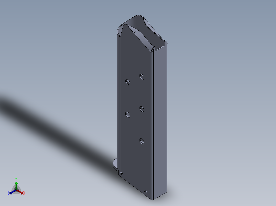 手枪左轮冲锋枪老式狙击步枪设计3D图纸M1911 A1 SW正等轴测图