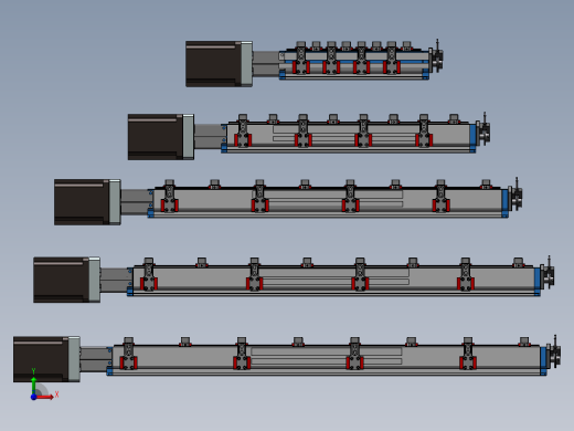 5款XD5357C对称变距模组