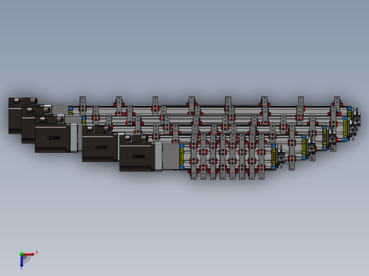 5款XD5357C对称变距模组俯视缩略图