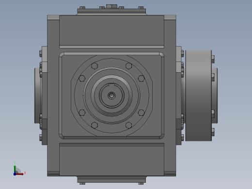 工业齿轮箱前视缩略图