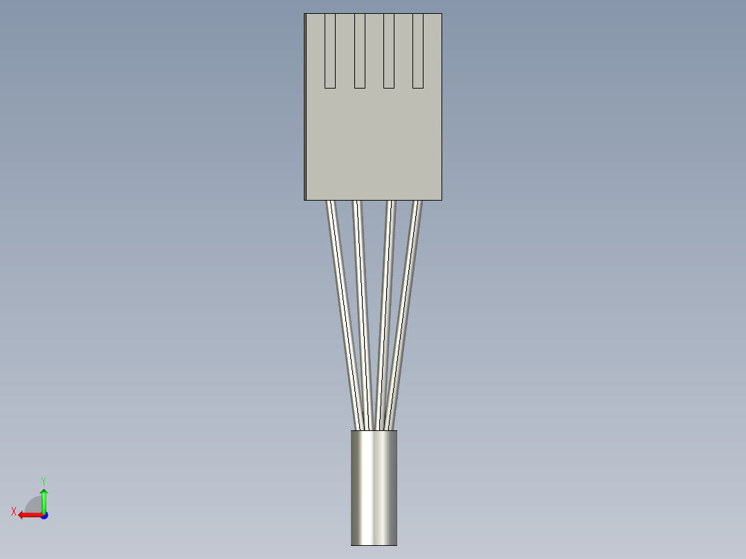 15504434-EE-1006(带导线接插件后视图